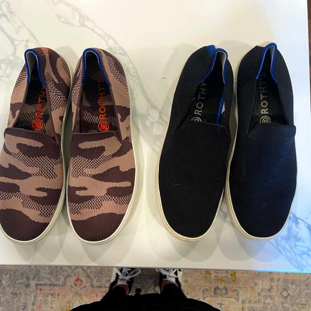 Rothy’s size 8. Original slip on sneaker